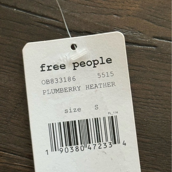 Free People Catalina Thermal Plumbery Heather Top Size Small Women - Picture 6 of 8